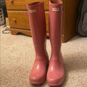 Pink Hunter Boots!